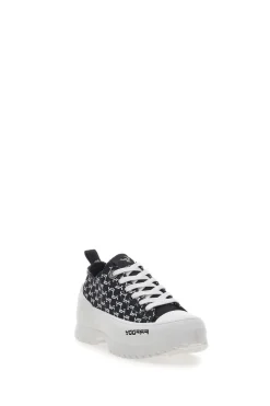 Sneakers Platform Nere 7582-FREDDY Clearance