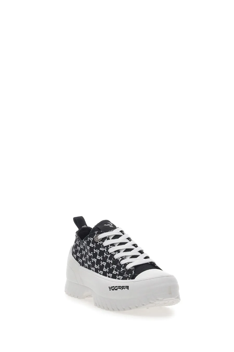Sneakers Platform Nere 7582-FREDDY Clearance