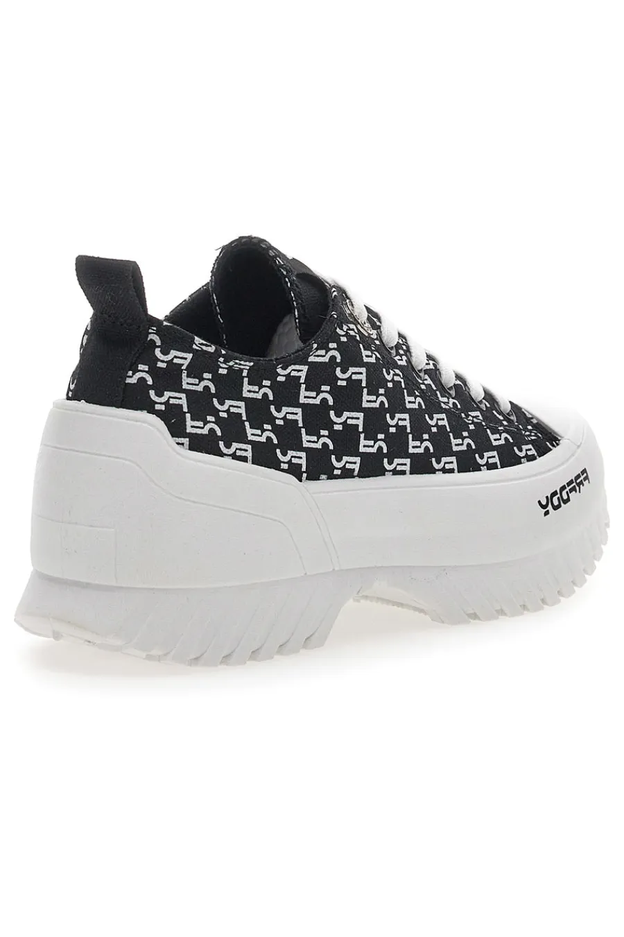 Sneakers Platform Nere 7582-FREDDY Clearance