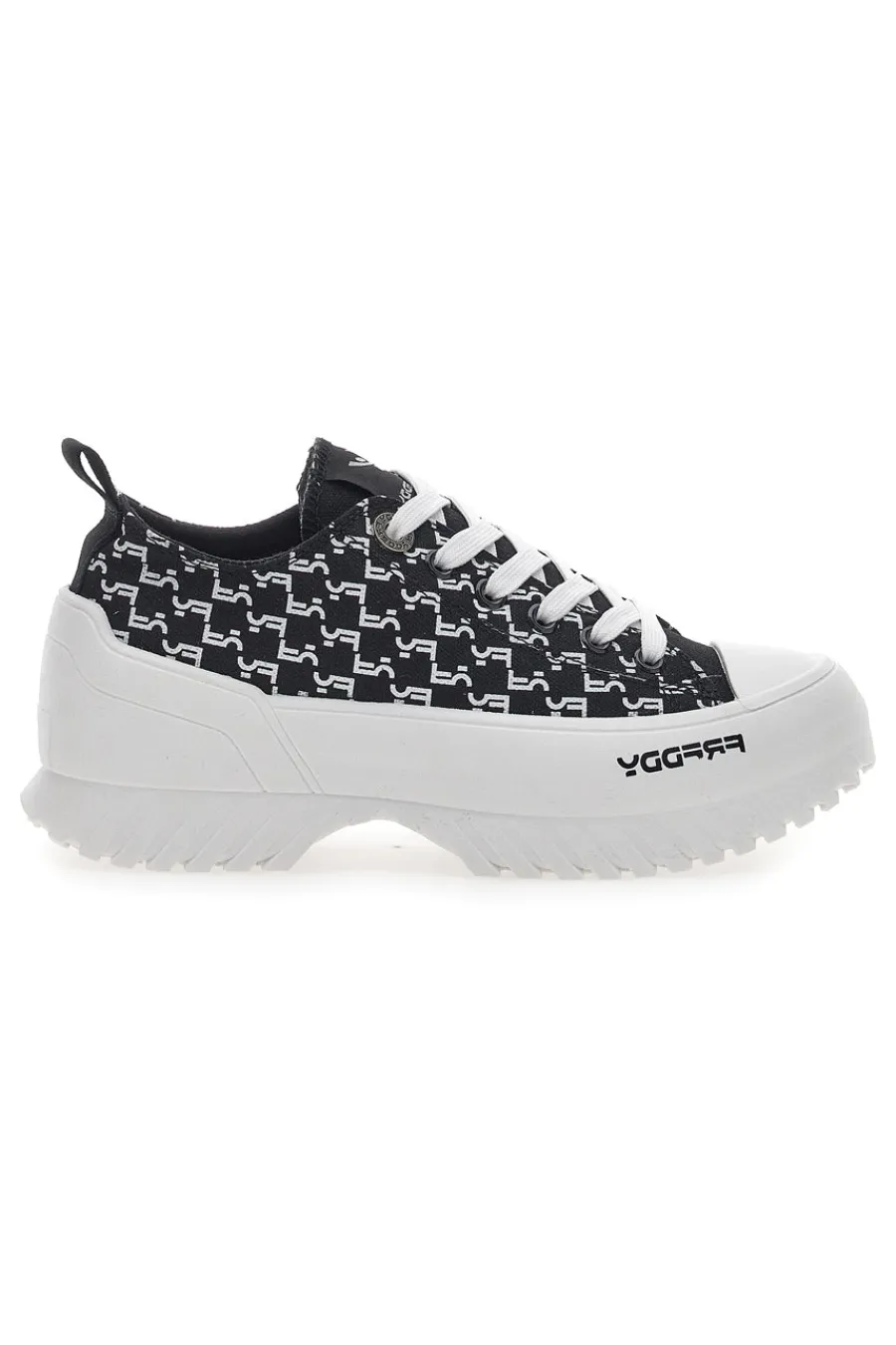 Sneakers Platform Nere 7582-FREDDY Clearance