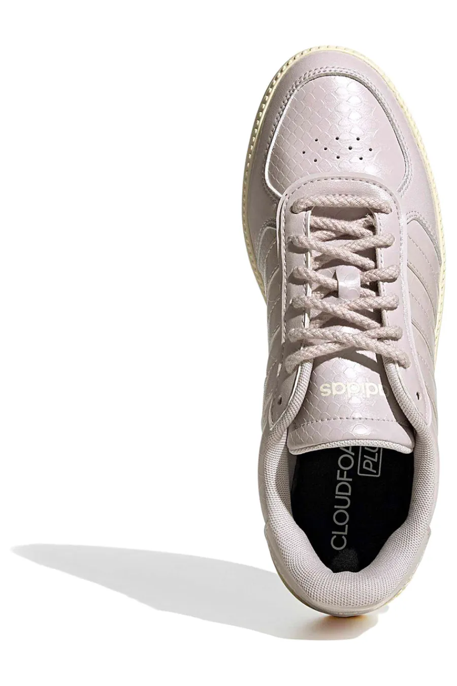Sneakers rosa cipria effetto pelle con suola rialzata Breaknet Sleek-ADIDAS Clearance