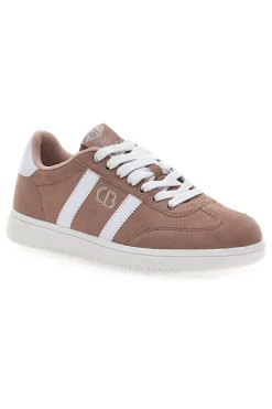 Sneakers Rosa con Bande Laterali Bianche AMELIE SD-COTTON BELT Clearance