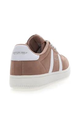 Sneakers Rosa con Bande Laterali Bianche AMELIE SD-COTTON BELT Clearance