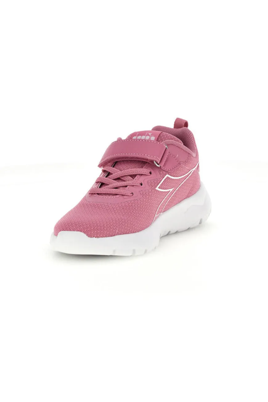 Sneakers rosa con chiusura a strappo Diadora Evo Run Ps