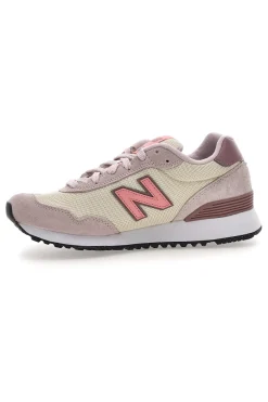 Sneakers rosa da ginnastica in pelle e tessuto W51547y-NEW BALANCE