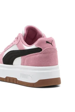Sneakers rosa e bianche suola flatform Rebound Femme Low SD SoftFoam-PUMA Clearance