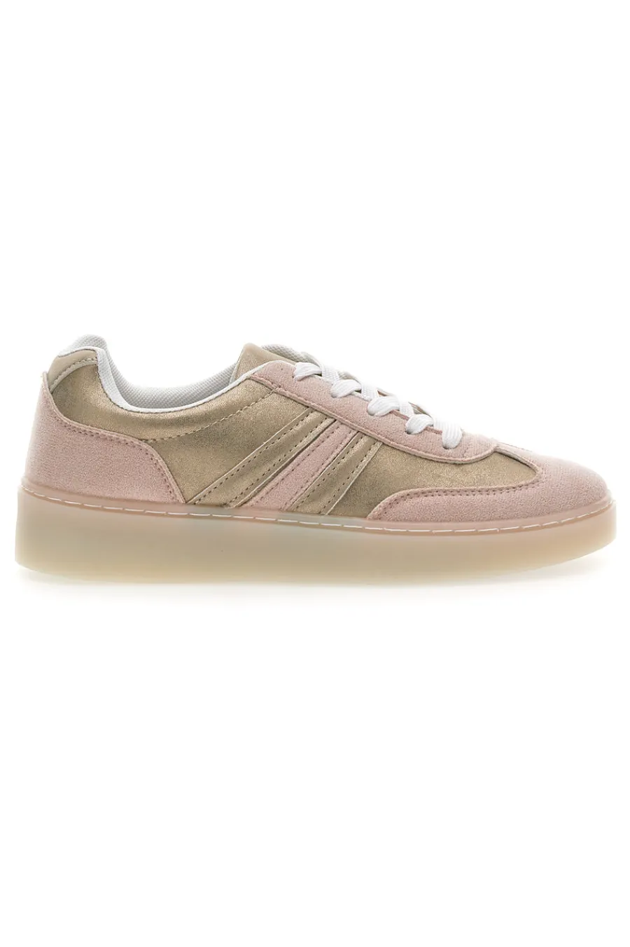 Sneakers Rosa e Oro con Suola in Gomma 23786-TALEMI New