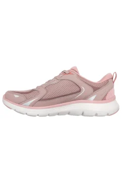 Sneakers rosa in mesh con memory foam Flex Appeal 5.0 Retro Rush-SKECHERS Outlet