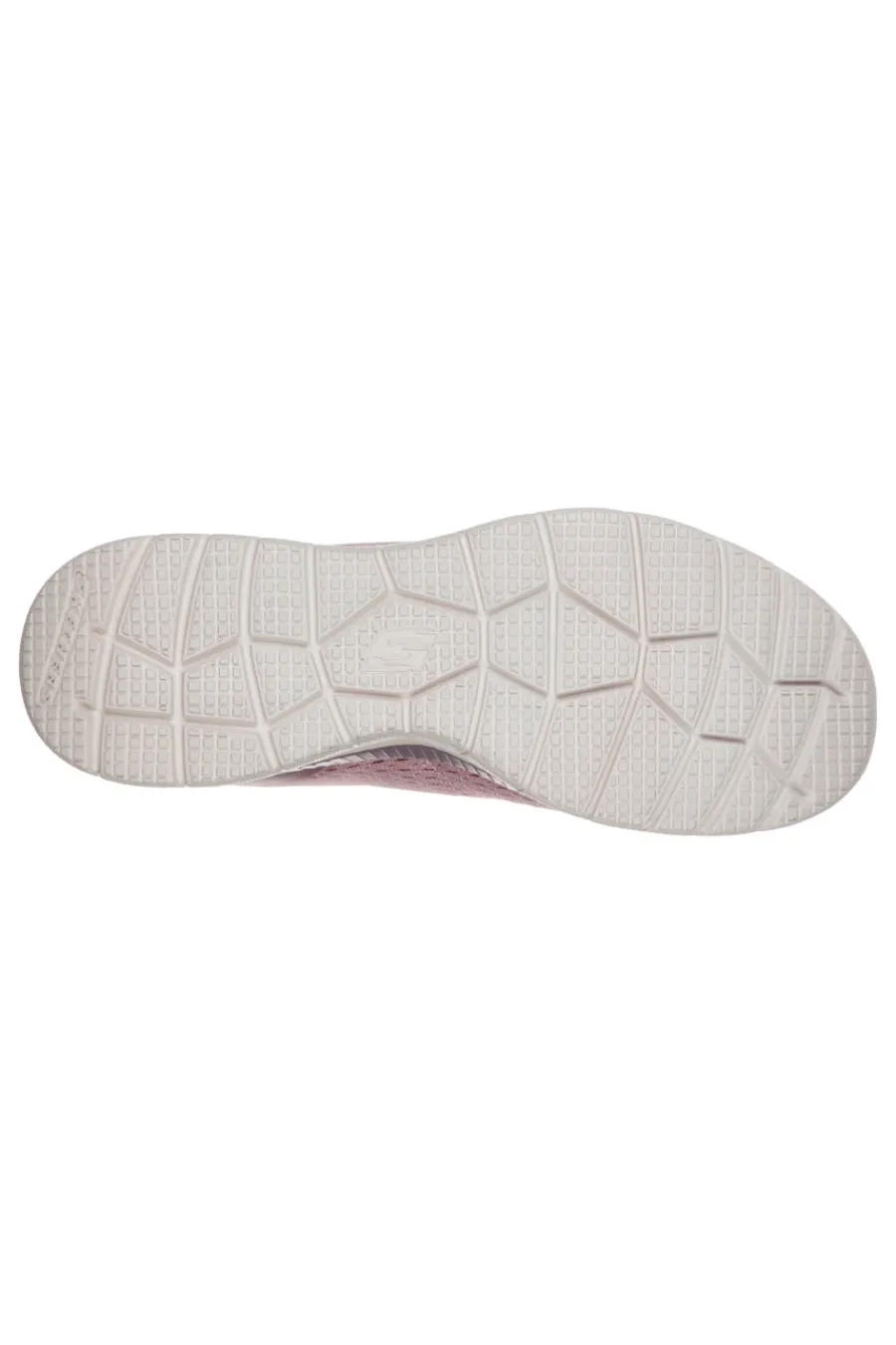 Sneakers rosa in mesh con Memory Foam Bountiful Quick Path-SKECHERS Discount