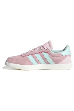 Sneakers rosa in suede con strisce azzurre e suola preformata Breaknet Sleek J-ADIDAS Outlet