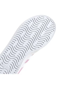 Sneakers rosa in suede con strisce bianche VL Court 3.0 K-ADIDAS Online