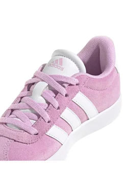 Sneakers rosa in suede con strisce bianche VL Court 3.0 K-ADIDAS Online