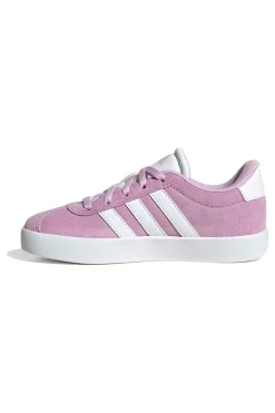 Sneakers rosa in suede con strisce bianche VL Court 3.0 K-ADIDAS Online