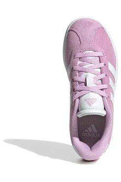 Sneakers rosa in suede con strisce bianche VL Court 3.0 K-ADIDAS Online
