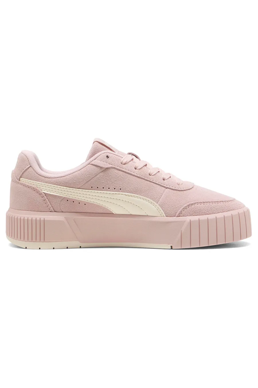 Sneakers rosa in suede con suola rialzata CARINA MIA SD-PUMA New
