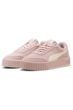 Sneakers rosa in suede con suola rialzata CARINA MIA SD-PUMA New