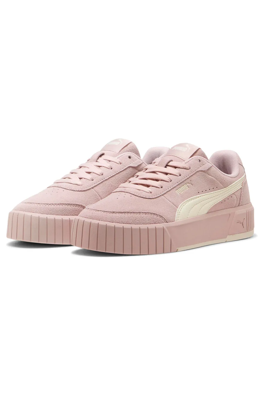 Sneakers rosa in suede con suola rialzata CARINA MIA SD-PUMA New