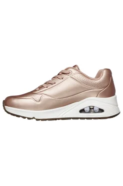 Sneakers Rose Gold Con Air-Cooled Memory Foam cushioned comfort insole Street Uno - Rose Bold-SKECHERS Hot