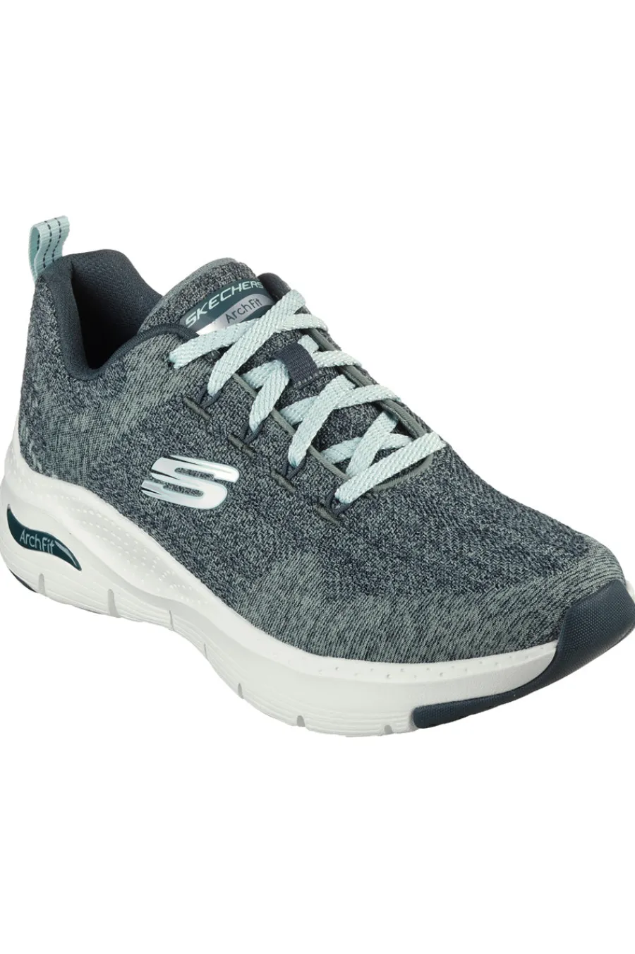 Sneakers Arch-Fit Comfy Wave Grigie-SKECHERS Online