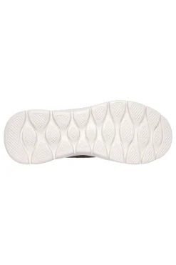 Sneakers slip ins marrone in mesh Skechers Go walk flex hands up