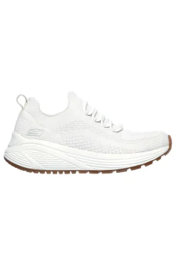 Sneakers Slip-On Bianche con Tomaia a Calzino Skechers BOBS Sport Sparrow 2.0 - Allegiance Crew