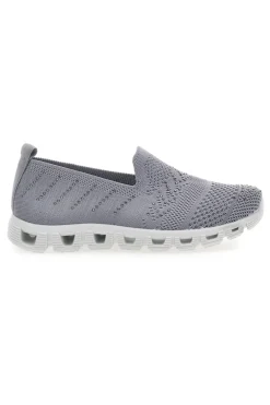 Sneakers Slip-On Grigie con Strass 471-PRIMA RIGA Online