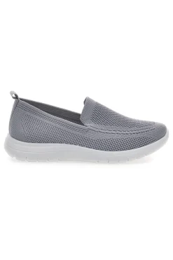 Sneakers Slip On Grigie in Tessuto Me & Me 06-ME u0026 ME Best