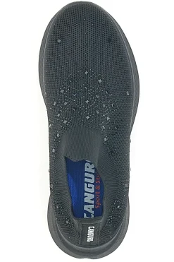 Sneakers Slip On Nere con Tomaia in Mesh e Pietre Decorative CA1226-CANGURO Clearance