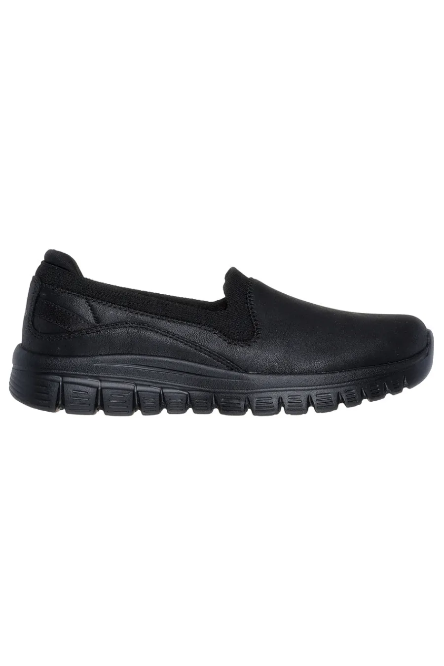 Sneakers Slip On Nere Vegan GRACEFUL LEANING IN-SKECHERS