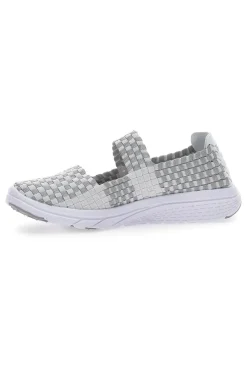 Sneakers Slip-on 9610 Bianche e Grigie-OVERLAND Online