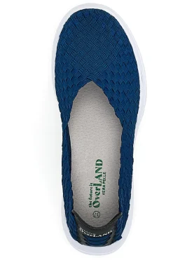 Sneakers Slip-on 645 Blu-OVERLAND Sale