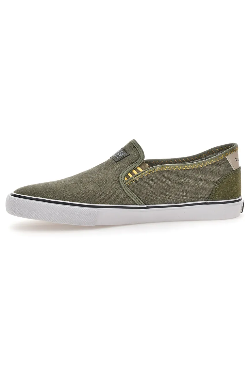 Sneakers Slip-on Route 66 21808 Verde Militare