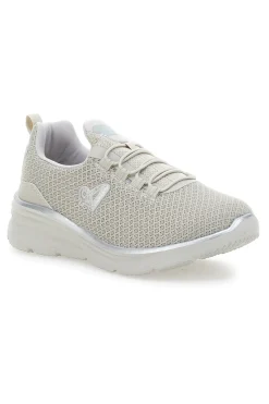 Sneakers Sportive Beige con Tomaia in Mesh AU24W513-AUSTRALIAN Hot