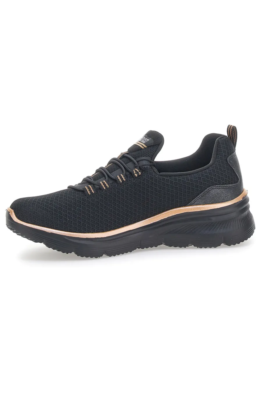 Sneakers Sportive Nere con Dettagli Oro Rosa AUX2W505-AUSTRALIAN Sale