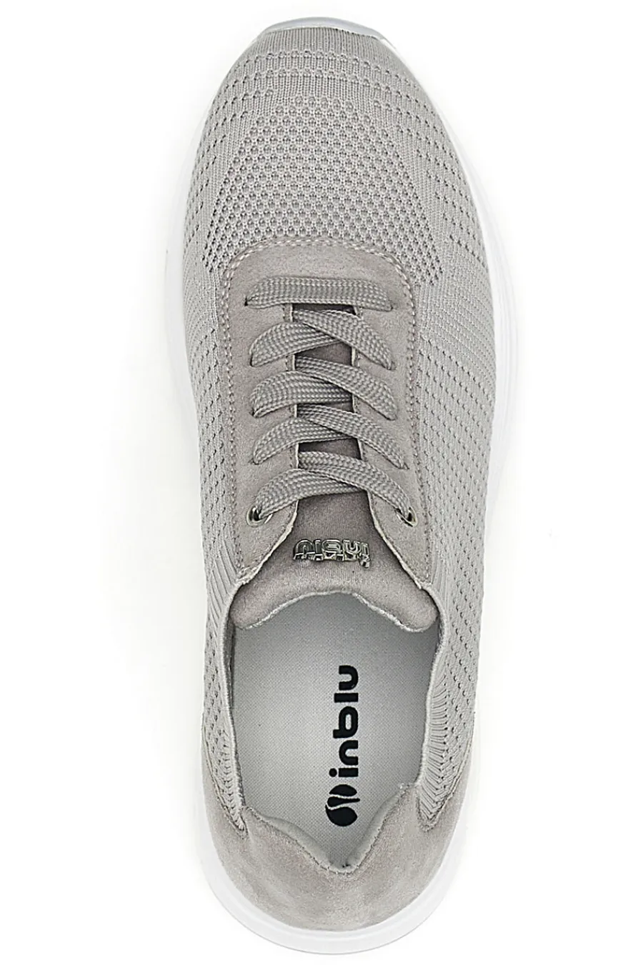 Sneakers in tessuto traspirante con zeppa 485IN-INBLU New