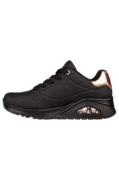 Sneakers total black con dettagli oro Uno Golden Air-SKECHERS Best