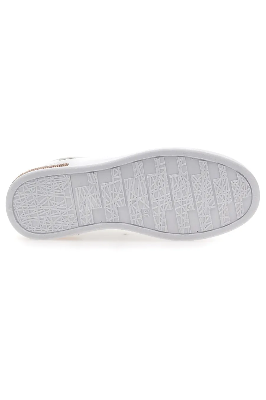Sneakers traforate bianche con dettaglio oro CAFE' COST BK2440-CAFÈ COST Outlet