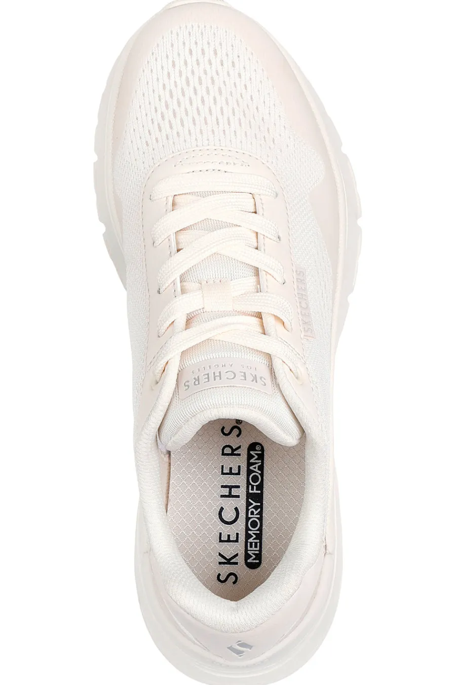 Sneakers Vegan Bianche con Platform Uno Flex - Spring On Air-SKECHERS Online