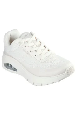 Sneakers Vegan Bianche con Platform Uno Flex - Spring On Air-SKECHERS Online