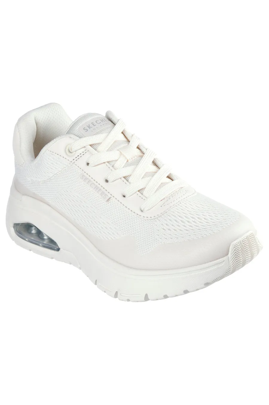 Sneakers Vegan Bianche con Platform Uno Flex - Spring On Air-SKECHERS Online