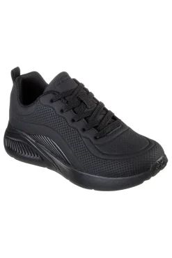 Sneakers Vegan Nere con Platform BOBS Sport Buno - How Sweet-SKECHERS Clearance
