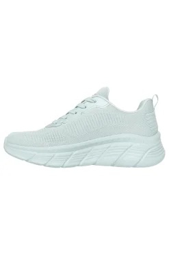 Sneakers verde salvia in knit con Memory Foam Bobs B Flex Hi Flying Hi-SKECHERS New