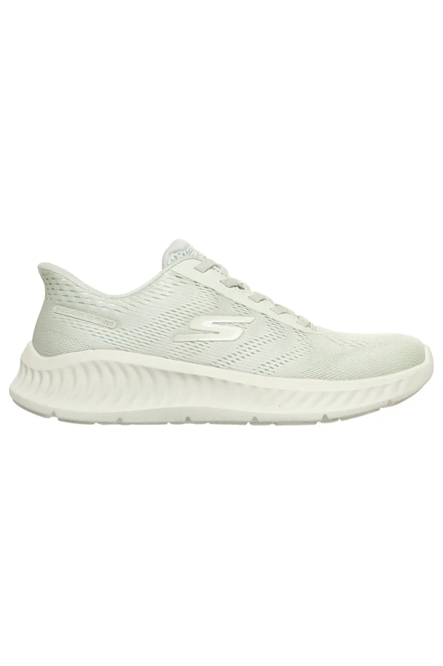Sneakers verde salvia in mesh con Slip-Ins e Goga Mat Go Walk Now Khloe-SKECHERS Online