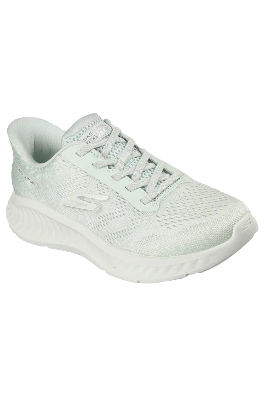 Sneakers verde salvia in mesh con Slip-Ins e Goga Mat Go Walk Now Khloe-SKECHERS Online