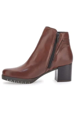 Stivaletti Ankle Boots Marroni 24905-THE FIRST Best