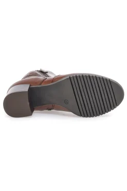 Stivaletti Ankle Boots Marroni 24905-THE FIRST Best