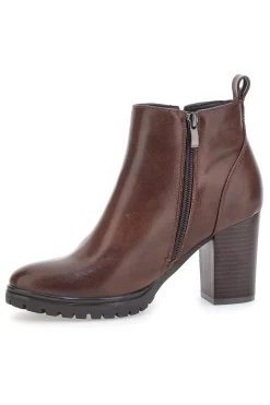 Stivaletti Ankle Boots Marroni Con Tacco 8 cm 16807213-CAFE' COST