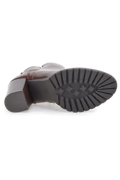 Stivaletti Ankle Boots Marroni Con Tacco 8 cm 16807213-CAFE' COST