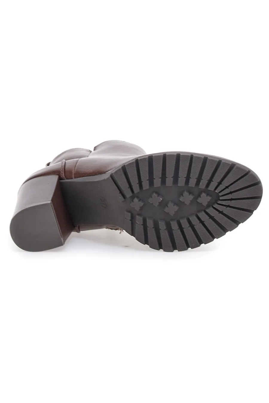 Stivaletti Ankle Boots Marroni Con Tacco 8 cm 16807213-CAFE' COST