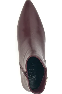 Stivaletti bordeaux con tacco a rocchetto BZD200Q5-MON DIEU Outlet